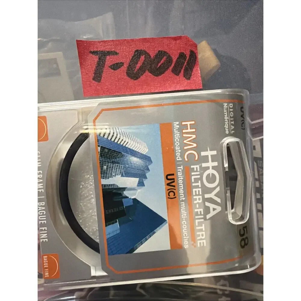 Genuine Hoya 58mm HMC UV(C) Filter Free Hoya Cleaning Cloth US Authorized Dealer